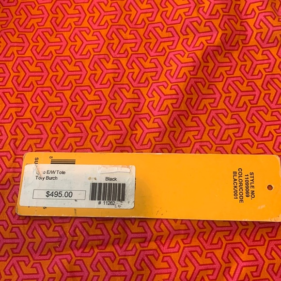 Tory Burch Black Nico East West Leather Tote with Gold Hardware - Picture 11 of 16